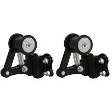 2St Motor Kettingspanner Zwart Ijzer Verstelbare Kettinggeleider Set