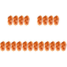 20St Duurzame Faux Kippenvleugels Bruin PVC Voor Prestatie