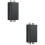 2St Ground Loop Hum Filter Met Robuuste Metalen Aansluiting Voor Audio 7