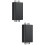 2St Ground Loop Hum Filter Met Robuuste Metalen Aansluiting Voor Audio 8