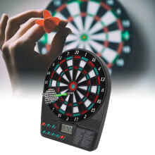 Set di Freccette Elettroniche con Punteggio Automatico, Multiple Modalità di Gioco, Materiale PP