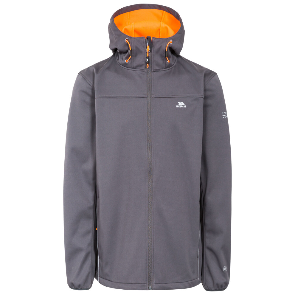 Trespass Mens Softshell Jacket Zeek Grey