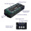 36CH DMX RGBW LED Digital Display Decoder, DMX512 Controller for RGBW LED Lights DC9-24V 2A/CH with 14 Built-in Effects 2