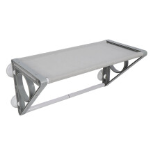 Ripiano da finestra pieghevole per gatti piccoli 52x33x33 cm