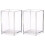 6Stk Stiftehalter Transparent Für Bürobedarf Und Makeup 2