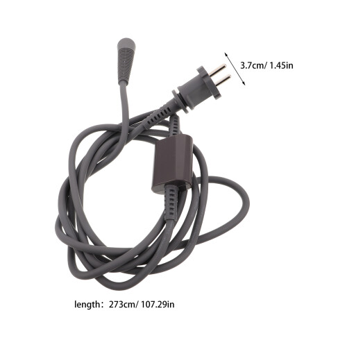 Haarfön Netzkabel Ersatz Mit Eu-Stecker Anti- Grau 1