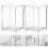 6Stk Stiftehalter Transparent Für Bürobedarf Und Makeup 10