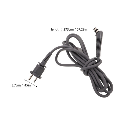 Soft Rubber Hair Dryer Power Cord Compatible Replacement Grey 2