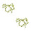 2Pcs Purple Rose Vine Copper Wire String Lights LED Battery Operated 6