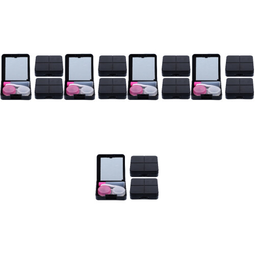 15Sets Contacts Lens Storage Box Portable with Mirror 2