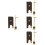 4Ensembles Replacement Mors De Violon Bois Durable Accessoire Avec Vis 7