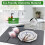 Stone Dish Drying Mat for Kitchen Counter, Foldable Diatomaceous Earth Large Dry Mats Grey 3