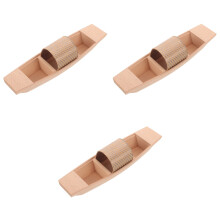 3St Natuurlijke Houten Boot Sieraden Khaki Voor Thuis En Bureau