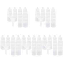 60St Draagbare Kleine Plastic Oogdruppelflessen Voor Oogdruppels Wit