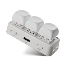 Multi-Functional Keyboard Page Turner Short Video Slide PPT Page Flipping Music  Take Photos Remote Control White