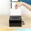 Plastic Container with Lock and Sign Holder Suggestion Box Acrylic Solid Donation Box Durable Ballot Box Voting 4