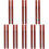 16Pcs Wooden Incense Storage Tubes Practical Home Holder Set 5