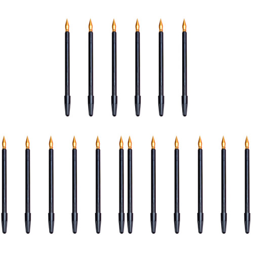 18St Creatieve Scratch Pens Zwart Dual-Use Handwerk Tool