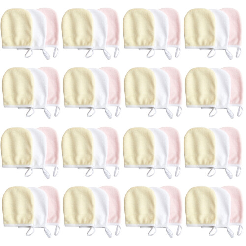 48Stk Mikrofaser Gesichts-Pads, Make-Up Und Bunt 1