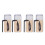 4Ensembles Kit Transparent Sourcils Brosse Boîte Acier 7