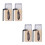 4Ensembles Kit Transparent Sourcils Brosse Boîte Acier 10