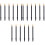 18St Creatieve Scratch Pens Zwart Dual-Use Handwerk Tool 3