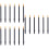 18St Creatieve Scratch Pens Zwart Dual-Use Handwerk Tool 7