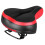 2Stk Rotes Schwarzes Radfahr Sattel Ergonomisch Stoßdämpfend 11