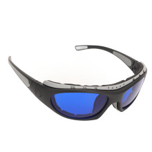 Golfballfinder-Brille PC Klarsicht Weitwinkel Rutschfest Augenschutz Grau Rahmen Blaue Gläser