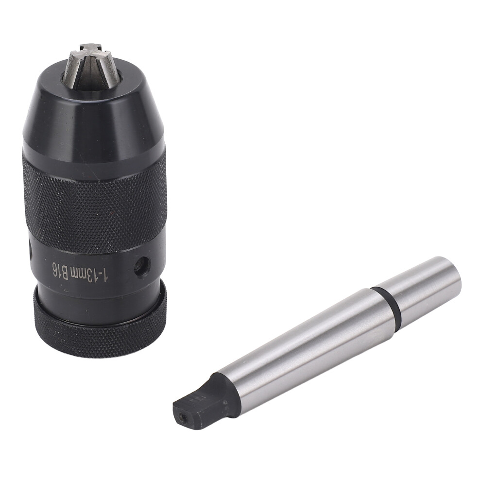B16 Self Tighten Drill Chuck 1-13Mm With Mt2 Extension Bar For Lathes 5071386386977