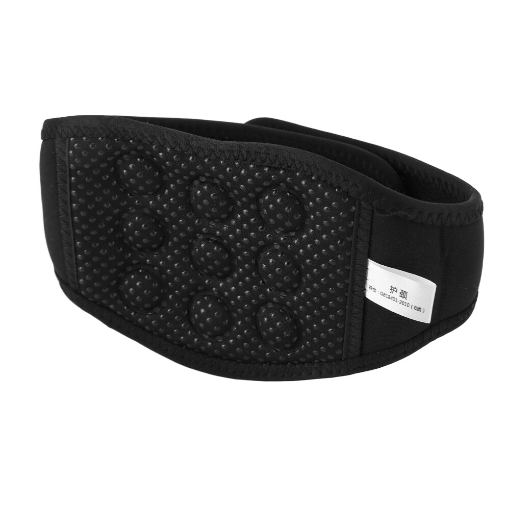 Self Heating Neck Brace 9 Magnets, Thermal Support, 11x49cm
