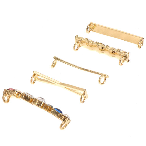 24Stk Schuhe Schnürsenkel Legierung, Silber Clips 2