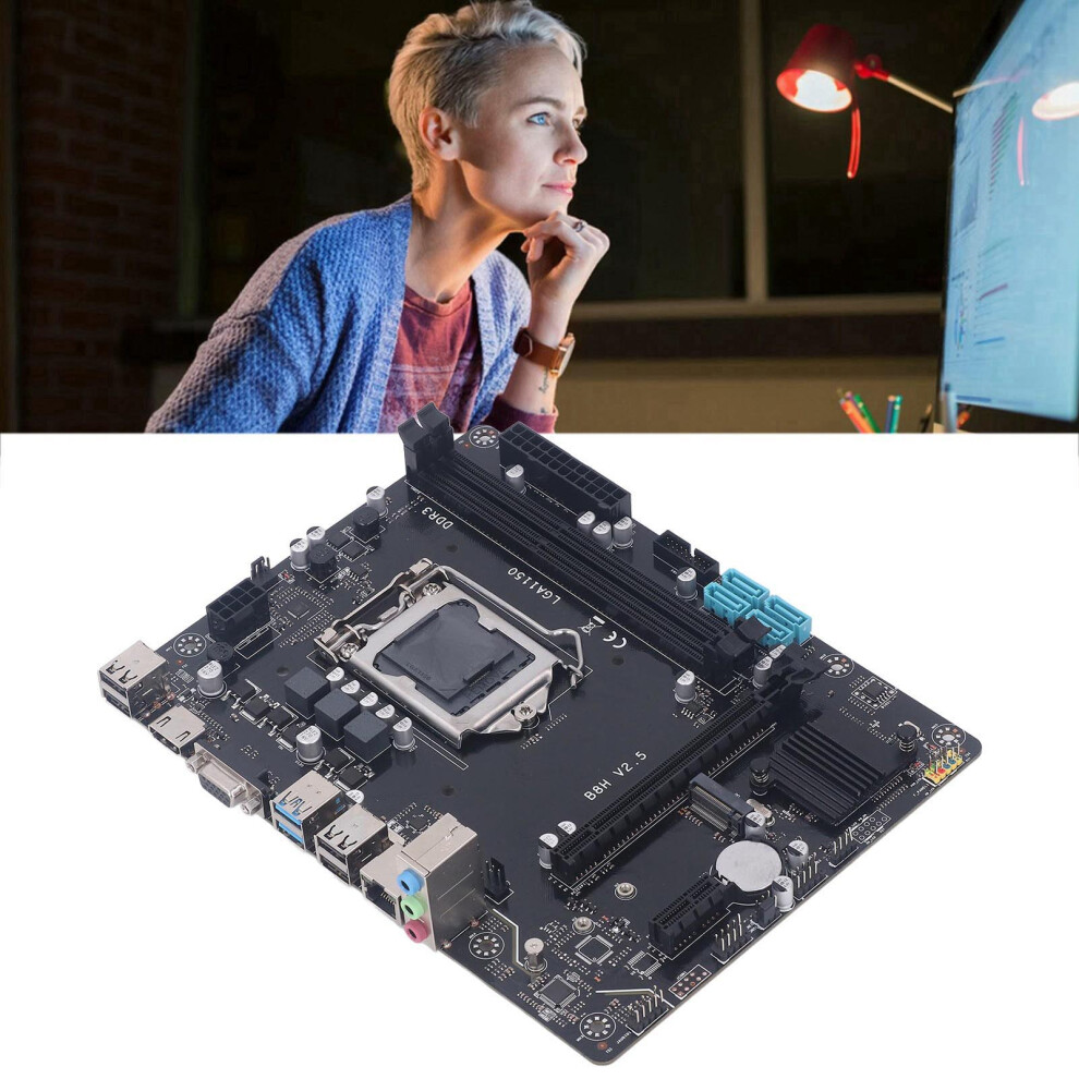 B8h B85 Gaming Motherboard 16Gb Lga 1150, Metallic 9411393478115