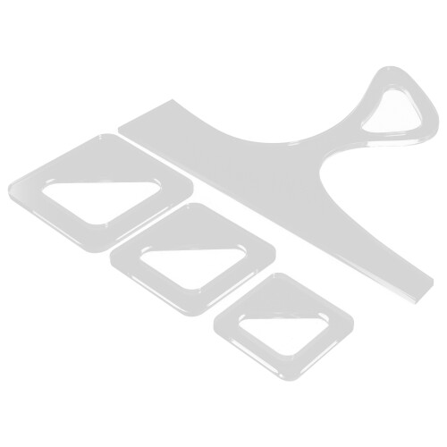 16Pièces Stencils Poignées Cuisine Usage 2
