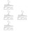 16Pièces Stencils Poignées Cuisine Usage 8