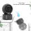 Desktop Barcode Scanner Auto Sensing 1D/2D USB Wired 13.6x10.5x9.4cm 6
