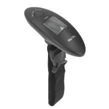 Bilancia digitale per valigie 40kg/88lb, schermo LCD retroilluminato, ricaricabile, ABS, con funzione di sgancio