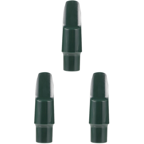 3Pièces Accessoires Bec Saxophone Alto Plastique Vert Olive Durable