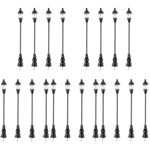 20Pièces Lampes Miniatures En ABS Durable Pour Dioramas Décor