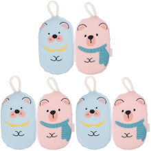 6Pièces Éponges De Bain Souples Pour Nettoyage Doux