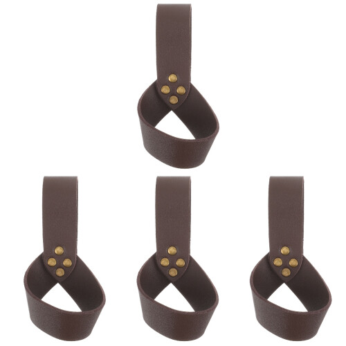 4Pièces Accessoires Cuir Manchette D'épée Ceinture Moderne