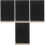 4Pièces Tableau Noir Bois Polyvalent Pour Messages Et Événements 1