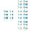 48Pièces Caches Embouts Assortis Design Mignon 5