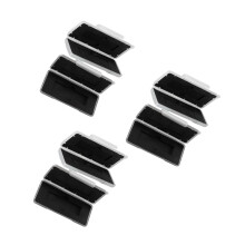 6Pièces Boîtier Durable En Plastique Et Mousse Pour 2 SSD Noir