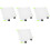 4Ensembles Tableau Effaçable Portable Pour Messages 4