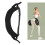 Cintura con Cuscino per Hip Thrust per Manubri, Composito EVA, Nera 4