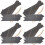 32Pièces Flèches Bois Noires Ardoise Effaçables Pour Décoration Murale 6