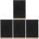 4Pièces Tableau Noir Bois Polyvalent Pour Messages Et Événements 2
