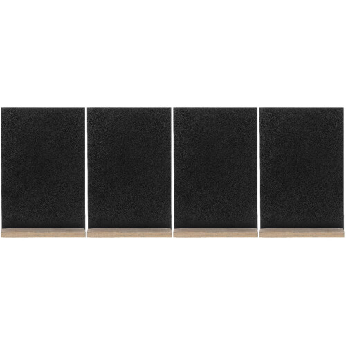 4Pièces Tableau Noir Bois Polyvalent Pour Messages Et Événements 2
