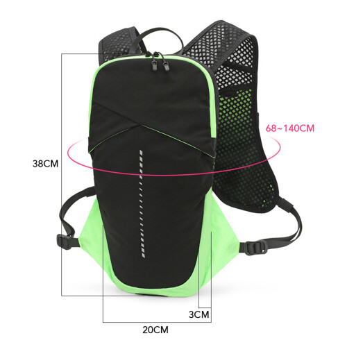 5L Hydration Vest Backpack 38x20x3cm Red/Blue 1